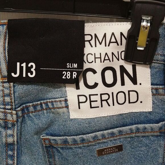 Armani Exchange J13 Icon Period Slim-FIit Jeans - Picture 6 of 9